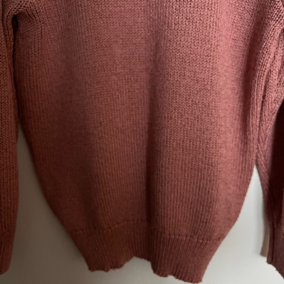 Rare 90s Braemar Jeremy Scott Angora Sweater Puff Shoulder, Pearl Beads Sz M - Picture 13 of 14